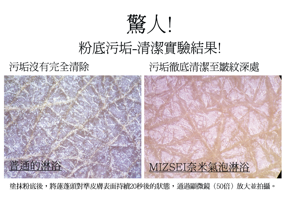 日本製MIZSEI奈米泡蓮蓬頭, 微氣泡蓮蓬頭QUELEA