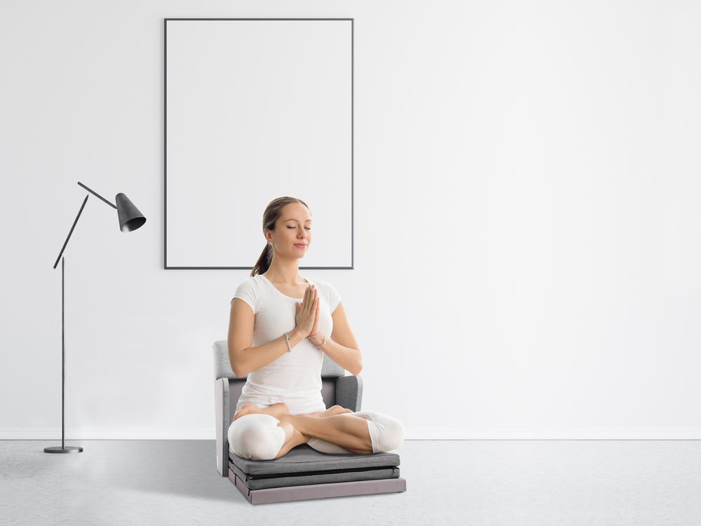 meditation chair with space design and room design