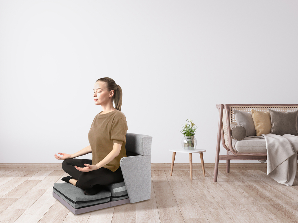 meditation chair with space design and room design