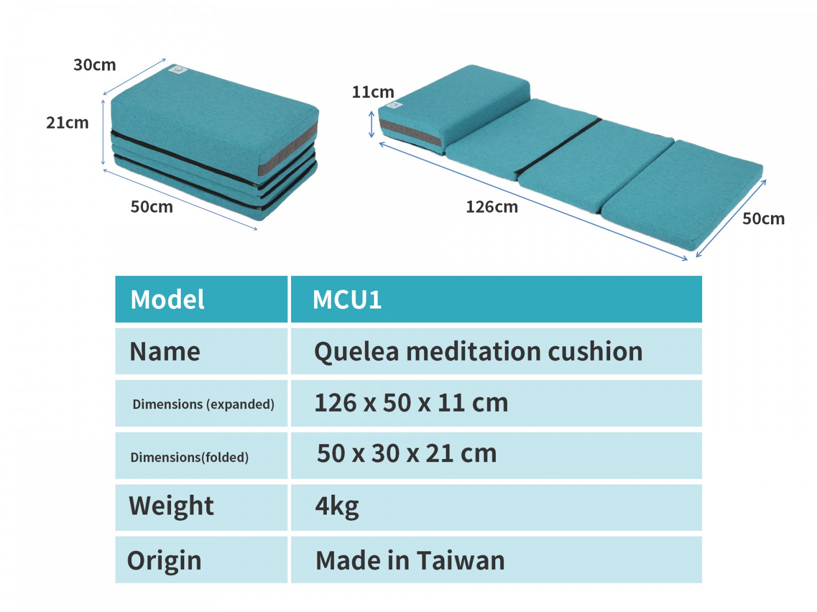 Quelea meditation cushion specification