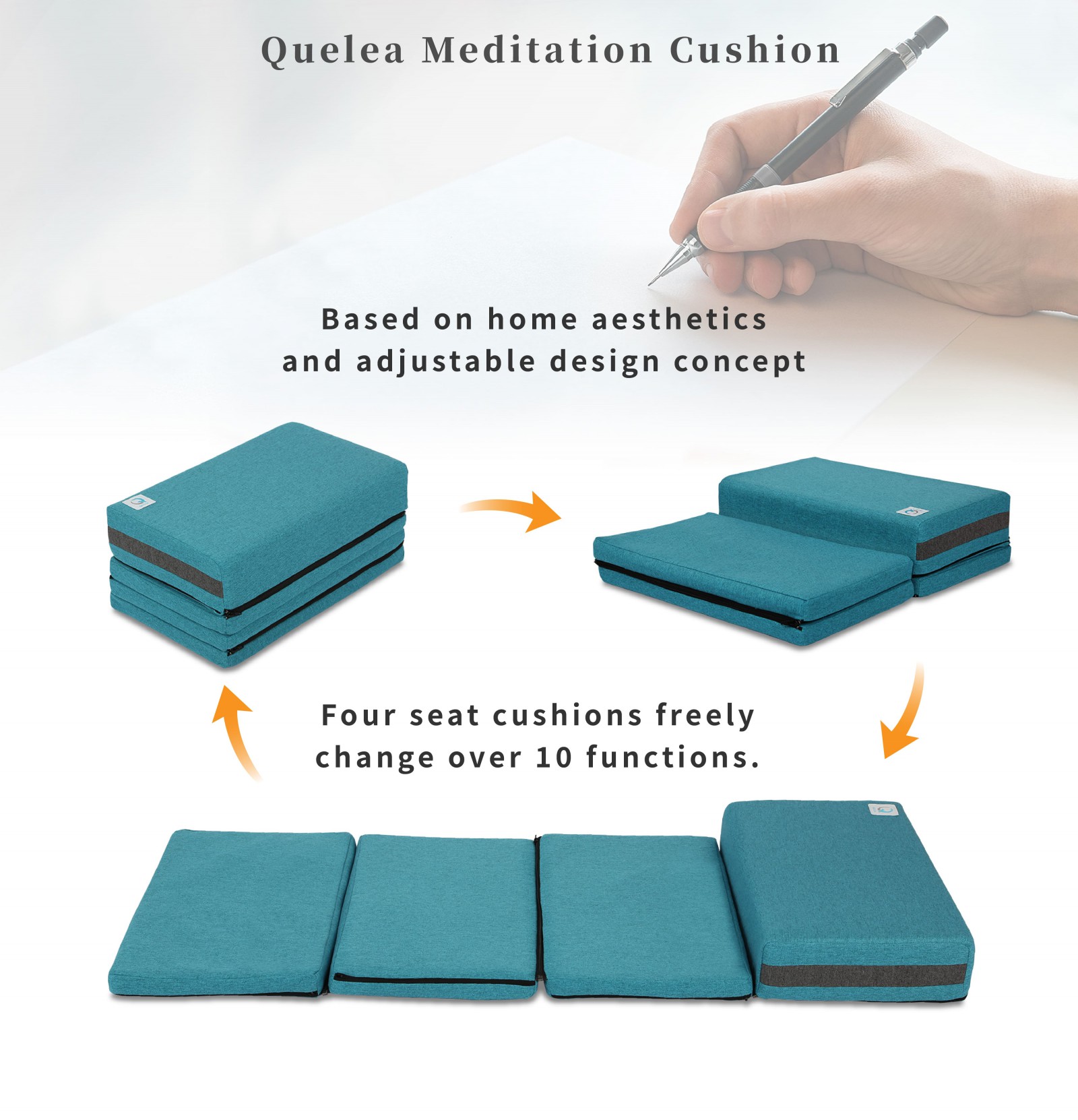 adjustable meditation cushion design