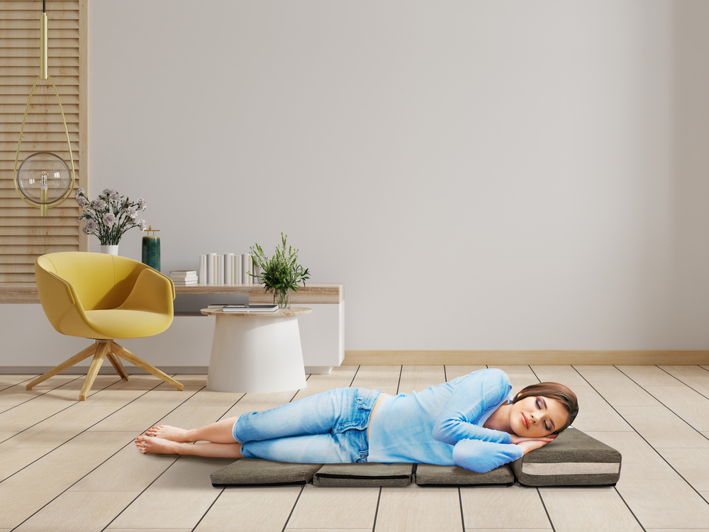 Meditation mat for sleep