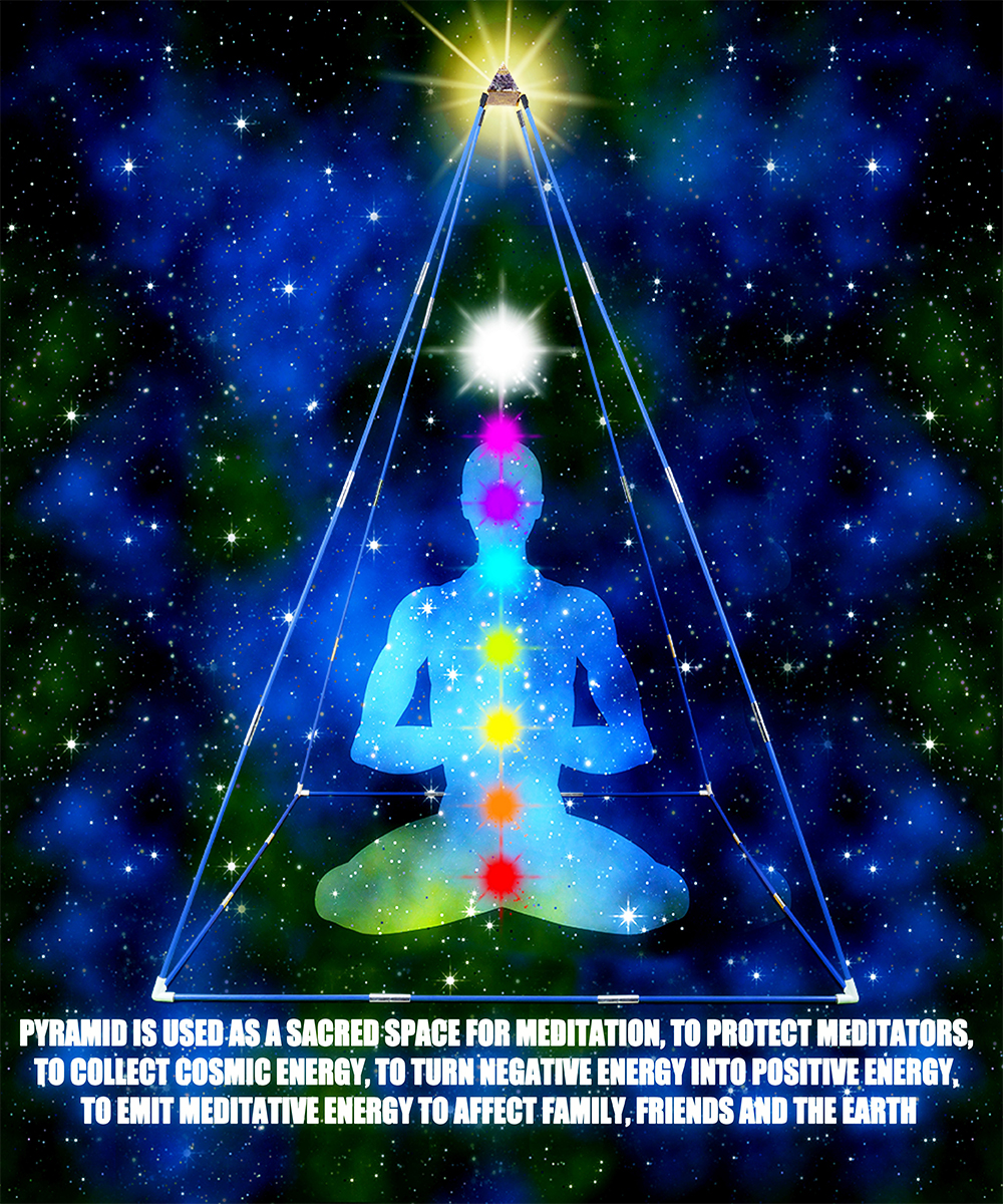 Meditation Orgonite Pyramid, Meditation Pyramid, Orgonite meditation, Pyramid energy, Sacred Space, retreat