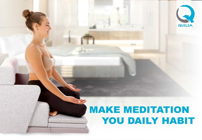 Quelea meditation chair, meditation sofa, meditation seat with back support