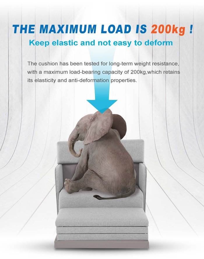 The meditation chair maximum load is over 200kg
