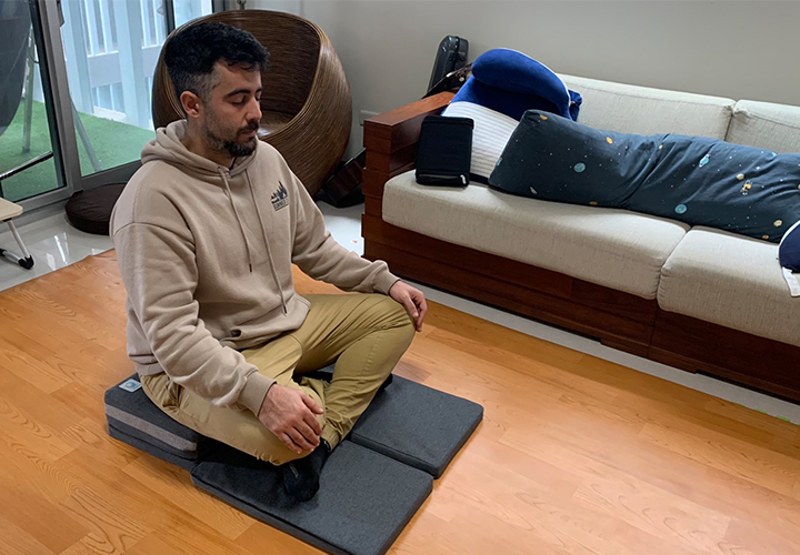 Quelea meditaion cushion, meditaion mat