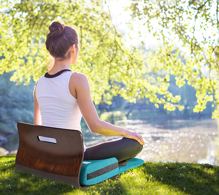 meditation chair, meditation seat, meditation chair with support, meditation retreat
