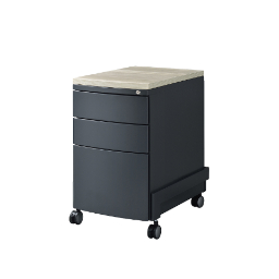 QUELEA QF-11 3 Drawers Mobile Pedestal Filing Cabinet